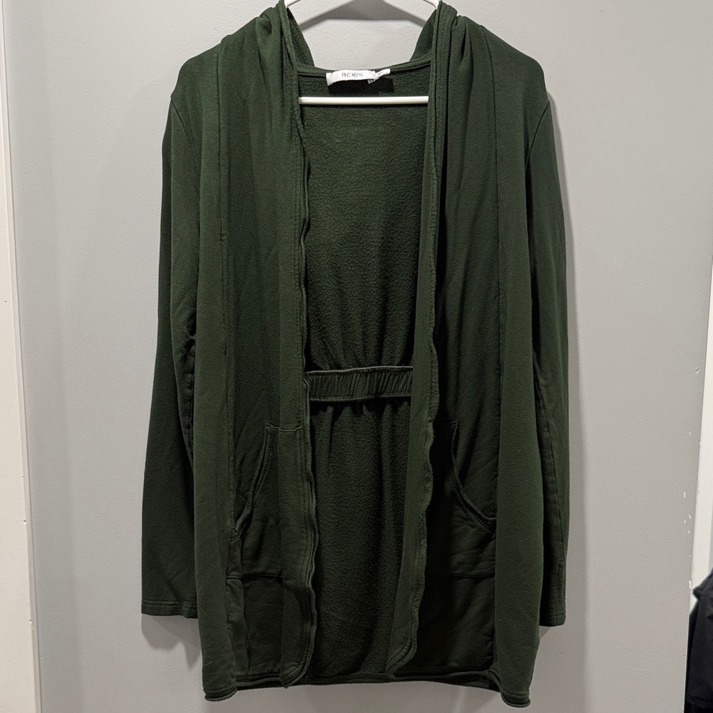 Ricki's Deep Green Cardigan